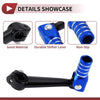 Bosuer M5 Folding Gear Shifter Lever / 1 Pcs / Black Lever Blue Head
