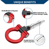 Honda S2000 (2000-2009) - Red Metal Accessory Tow Hook Ring 20.4cm