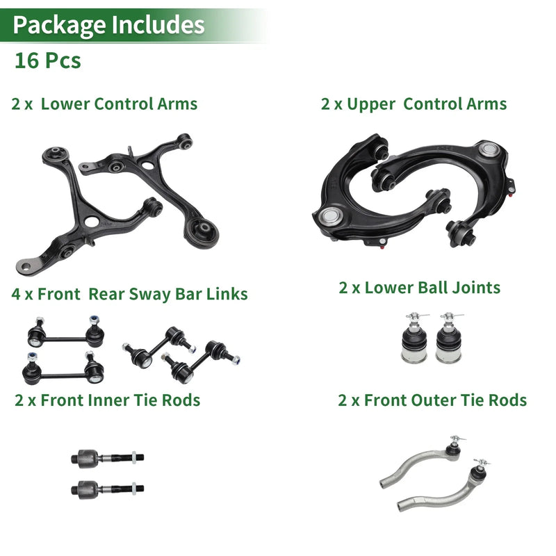 Honda Accord 14 x Front Suspension Control Arm Kit (2003-2007)