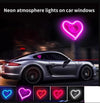 Vehicle LED Triangle Window Love Neon Light