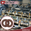 Oil Seal 35x65x7mm Rotary Shaft Seal FKM Rubber Brown 2 x