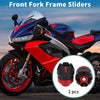 Motorcycle Frame Sliders / Front Fork / Falling Protection Plastic Red 2 Pcs