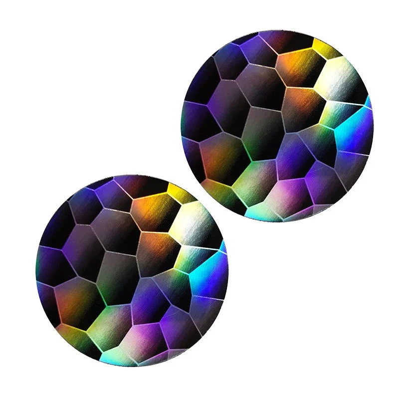 Universal Cars Holographic Cup Holder Insert Coasters