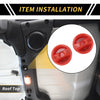 Jeep Wrangler JK (2007-2017) Red Roof Top Mounting Knob Screw Cover