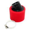 140cc PIT Quad Dirt Bike ATV 42mm Bent Angled Foam Pod Air Filter