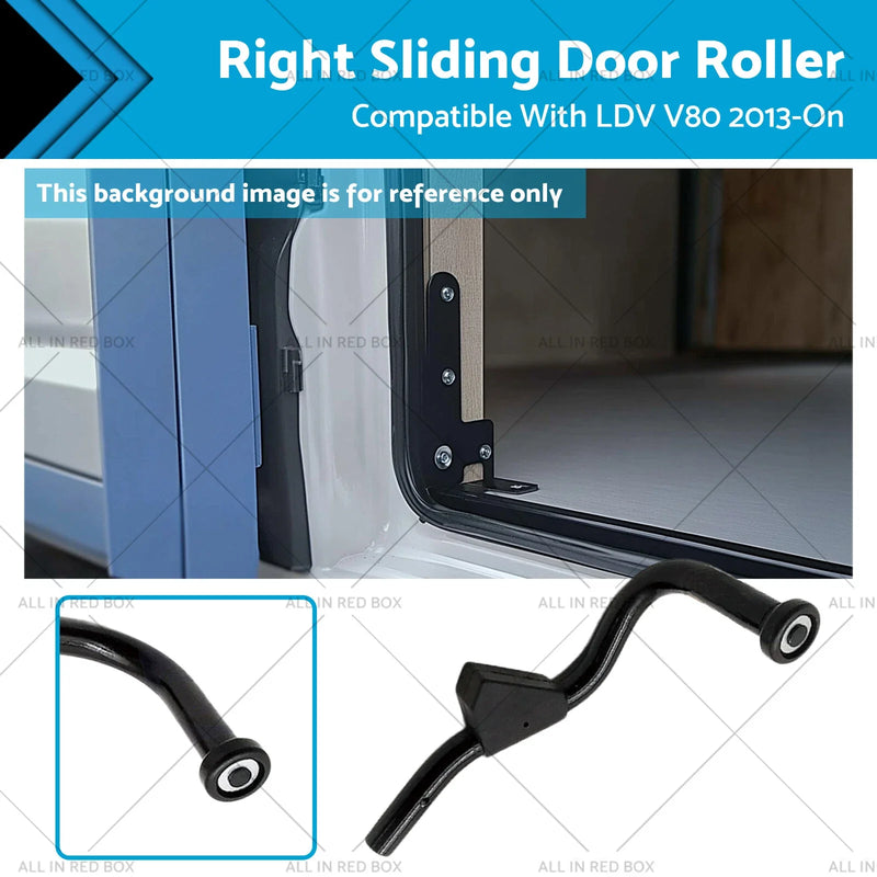 LDV V80 Sliding Door Roller Top Right Black (2013-On)