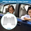Ford Territory (2019-2021) Silver Tone 8 x Door Pillar Window Trim