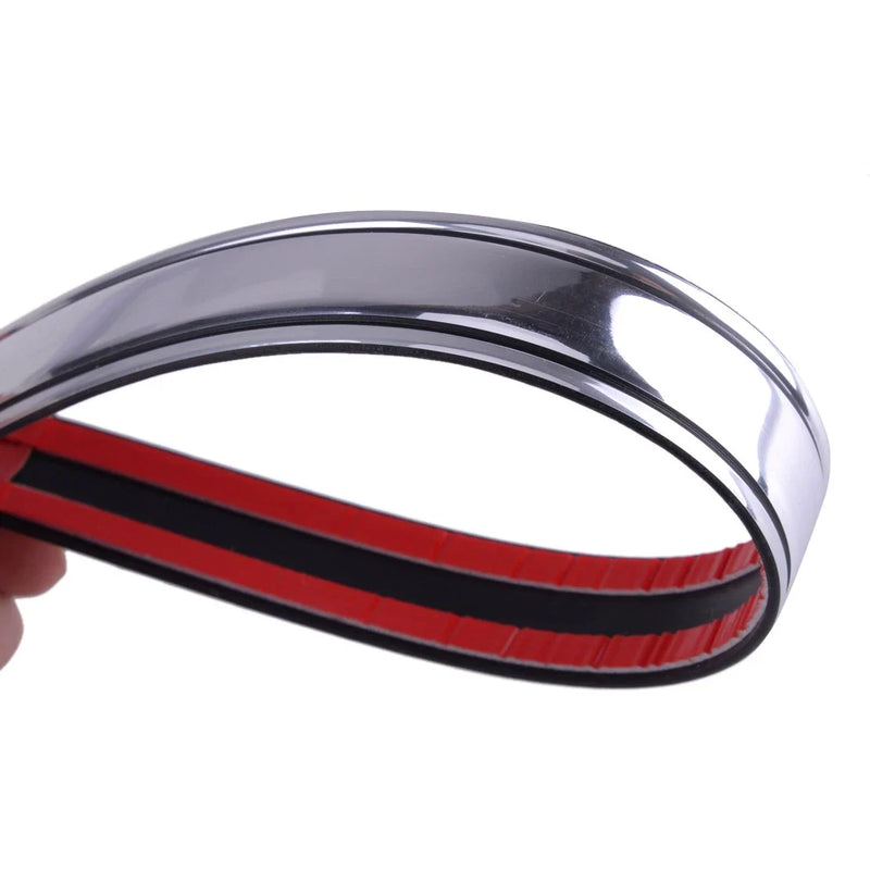 Truck 4x Corner Moulding Bumper Chrome Guard Strip Protector (40cm)
