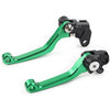 Suzuki RM125 RM250 RM85 Green Pivot Brake Clutch Levers (2001-2008)