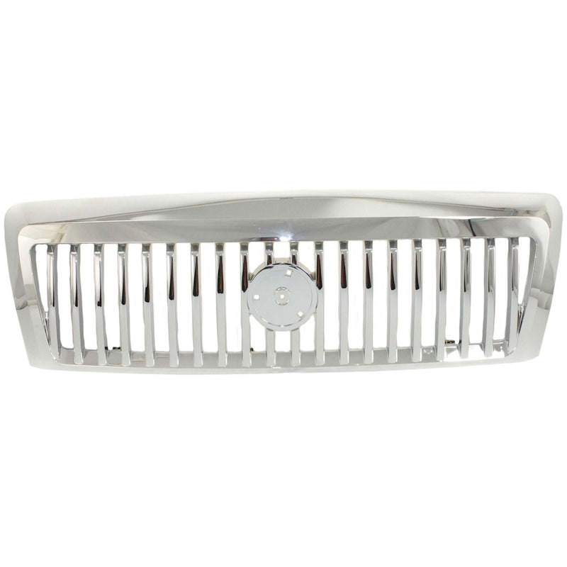 Grille For 2006-2011 Mercury Grand Marquis Chrome Plastic