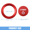 Honda Accord 2018-2022 Aluminum Red Engine Start Ignition Button Sticker
