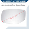 Honda Accord Heated Left Side Mirror Glass (2013-2017)