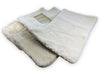 Rolls Royce Phantom White Sheepskin Floor Mats (2003-2016)