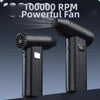 100000RPM Handheld Turbo Fan Blower with LED Light and 6 Speeds