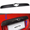 Mini F55-57 2018-23 DRY Carbon Fiber Rear Trunk Tailgate Handle Panel Trim