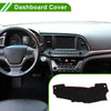 Nissan Micra March K13 (2011-2016) Black Red 1 Pcs Dashboard Cover