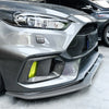 Ford Focus RS 3pcs Front Bumper Spoiler Lip (2015-2018)