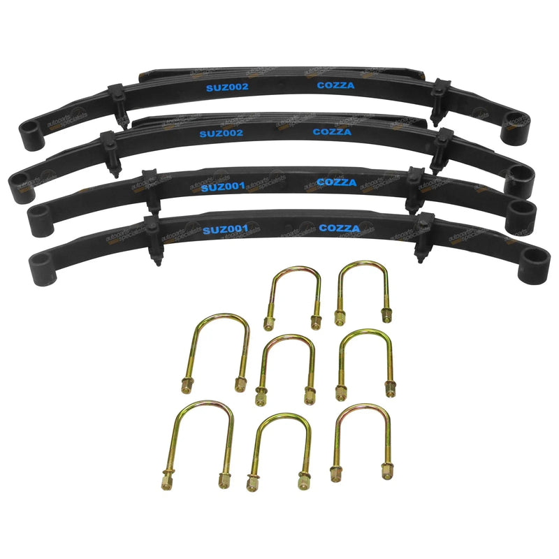 Suzuki Sierra Maruti Front + Rear 2in Raised Leaf Springs (1974-2000)