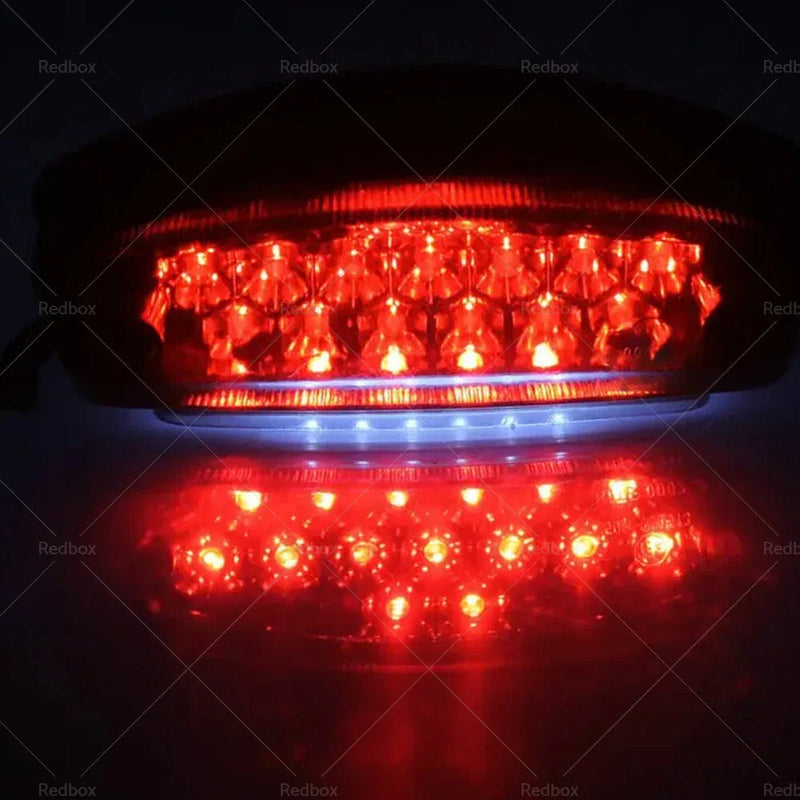 Motorcycle Universal Smoke LED Rear Brake Tail Light