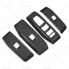Toyota Prado LC250 4Pcs Window Lift Panel Trim ABS Carbon Fiber (2024-2025)