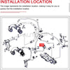 Benz CLA250 GLA200 GLA250 W176 A180 Crankcase Breather Vent Pipe