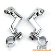 Harley Cafe Racer 1 x Aluminum Engine Guard Foot Peg Clamps