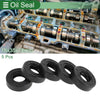 Oil Seal 18x35x10mm NBR Rubber Black 5 Pcs