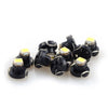 10 x Green T3 Neo Wedge 1-SMD LED Dash & Climate Light Bulbs
