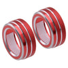 Nissan Teana Altima 2 x Red CD Audio Switch Knob Rings (2019-2020)