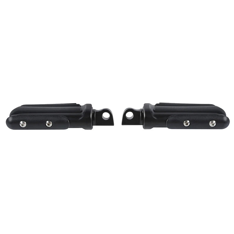 Harley Softail Touring Matte Black 10mm Pilot Mount Footpegs