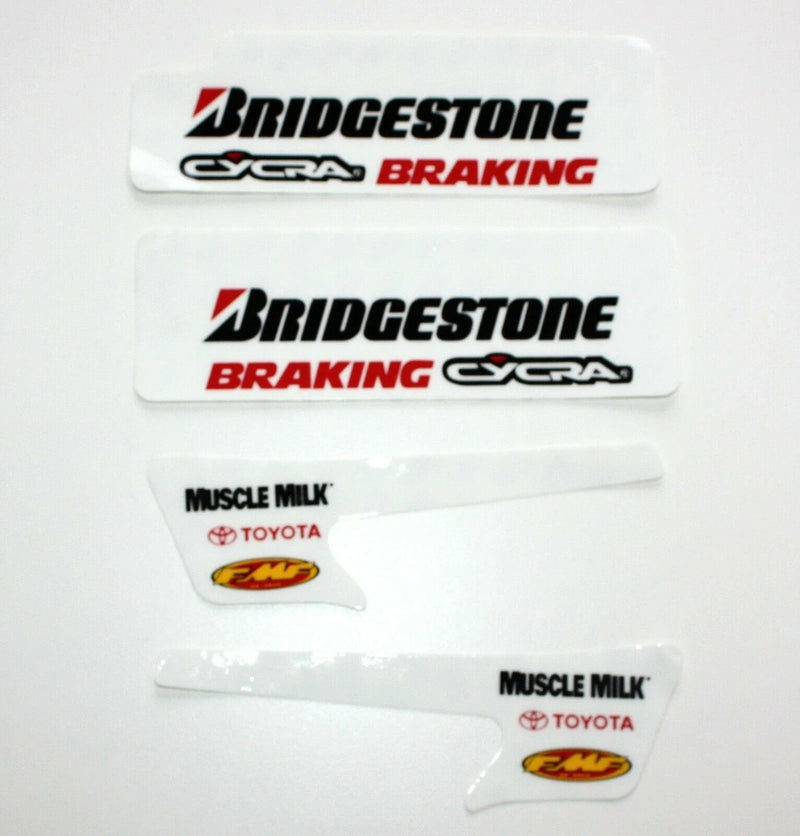 Yamaha Peewee 50 3M Muscle Milk Decals Sticker Kit