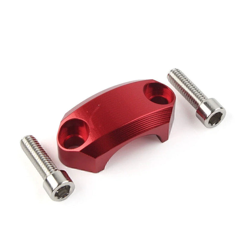 Motocross MX Enduro 22mm CNC Master Cylinder Perch Clamp Cover RED