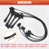 Toyota Celica 4pcs Spark Plug Wire Ignition Coil Cable (1993-1997)