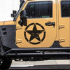 Jeep Wrangler Black Round Star Decal Sticker
