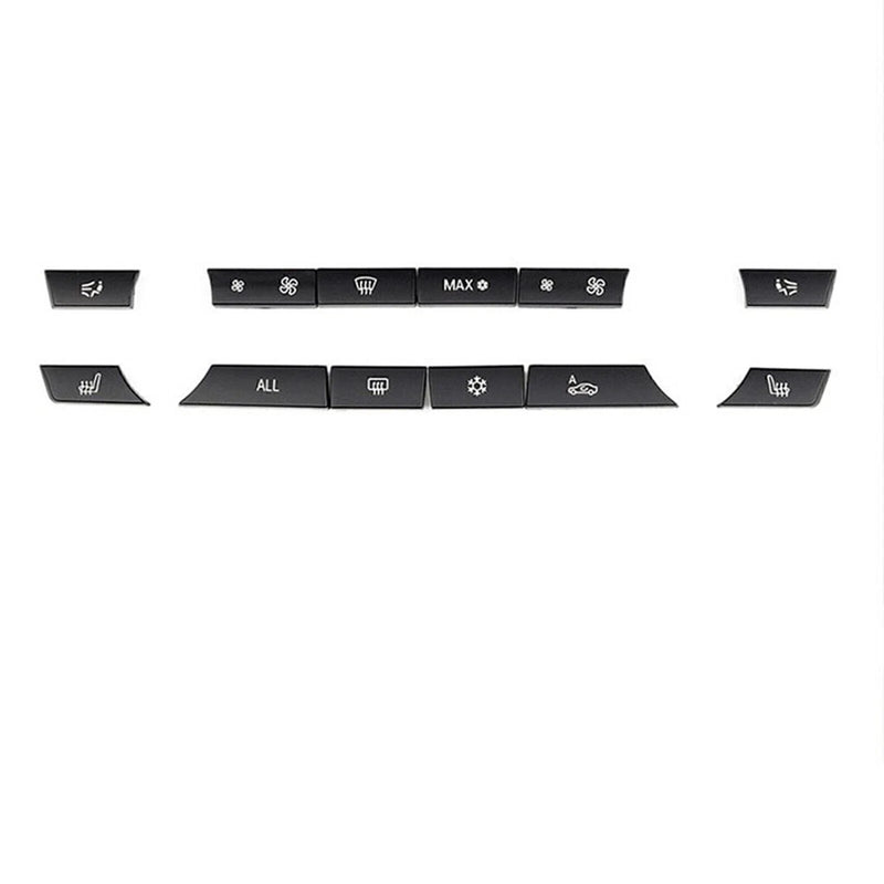 BMW 5 6 7 Series A/C Heater Switch Repair Kit 12 x Key Caps (2009-2017)