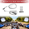 M8 / M10 Rear View Mirrors / M8/M10 / Side Rearview Mirror Chrome Silver Tone