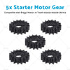 Briggs Motors 5x Starter Motor Gear 16 Tooth