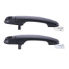 Hyundai Tucson 4 x Front Rear Outer Door Handles Black (2004–2010)