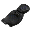 Harley Street Glide (2014-2023) Blue Stitch Driver Passenger Seat Backrest