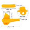 Motorcycle Demount Head Plastic Insert Repair Kit 2.09x0.71x1.14