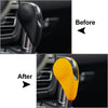 Porsche Macan Panamera Cayman 718 Bright Yellow Gear Shift Knob Cover Trim
