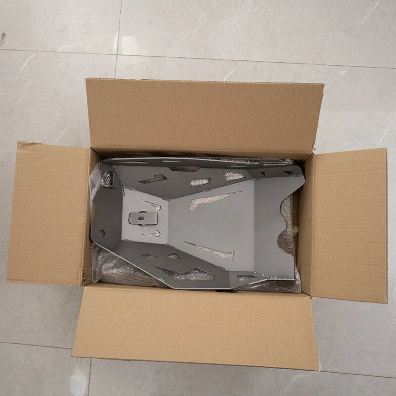 Ducati DesertX Silver Aluminum Skid Plate Engine Guard Protector Kit (2022-Up)