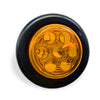 Truck Trailer RV 2" Amber Round 7 LED Side Marker Clearance Lights