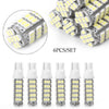 Car Door Lights 6 x 24V T10 1206 68 SMD LED White Bulbs