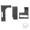 Wrangler 2007-2010 Carbon Fiber Center Console Hand Brake Cover Trim fit