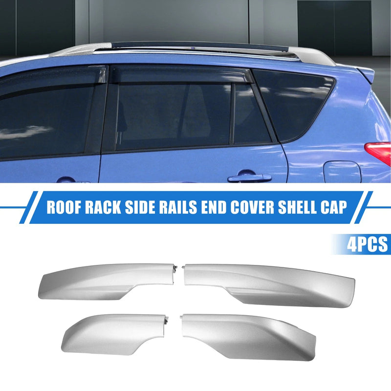 Toyota RAV4 4 x Car Roof Rack Side Rails End Cover (2006–2012)