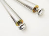 Honda CT90 Trail 670mm Silver Front Fork Leg Set (1966-1979)