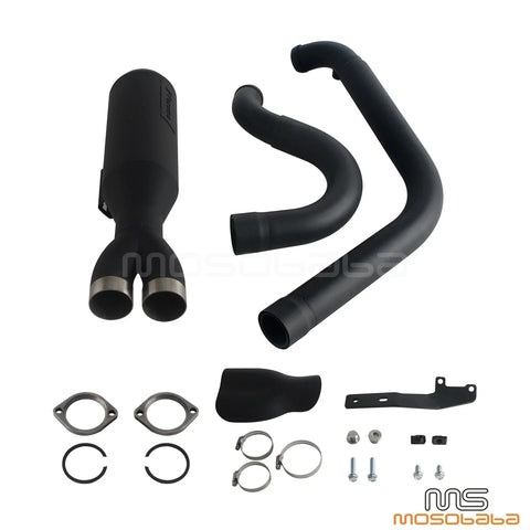 Harley Dyna Street Bob EFI 304 Stainless Steel Exhaust System (2006)