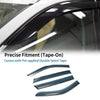 Kia Sorento (2021-2024) Side Vent Visors Black Window Deflectors 1 Set