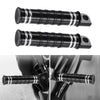 Harley Male Footpegs Black Aluminum Alloy Motorcycle Foot Pegs